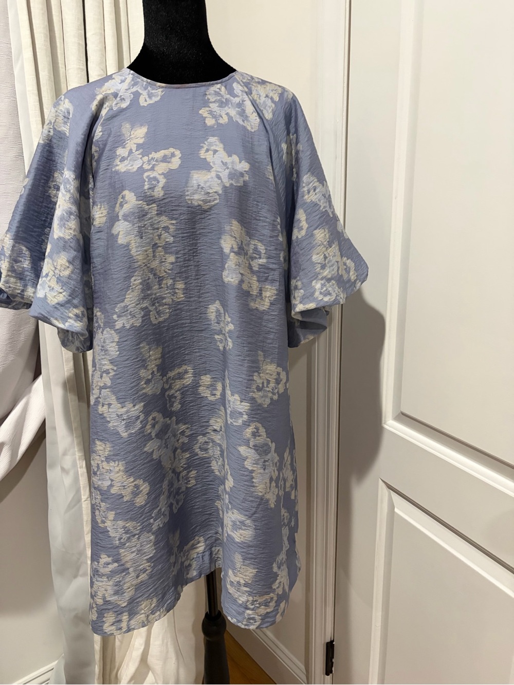 & Other Stories Light Blue Floral Short-Sleeve Men’s Shirt